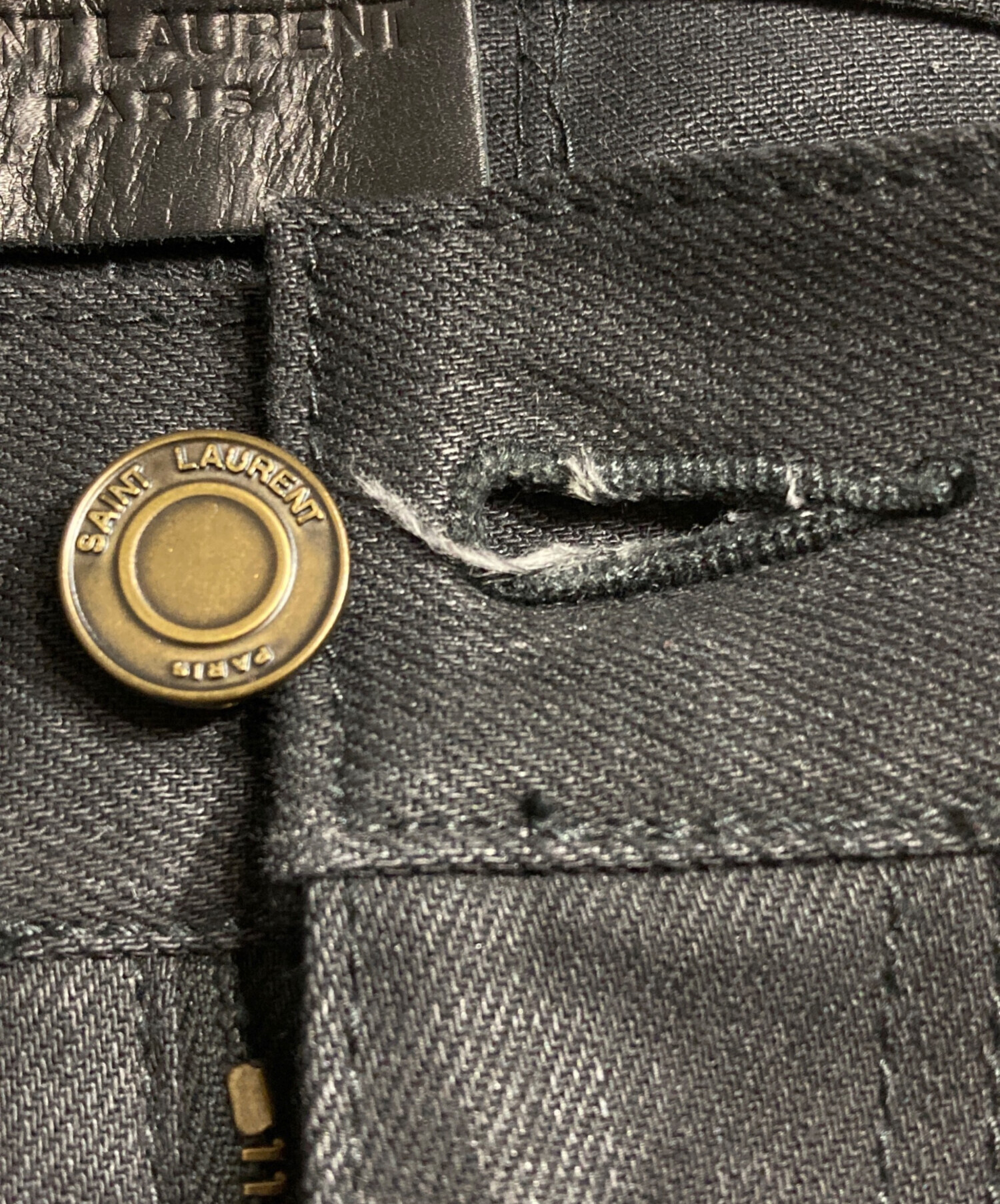 中古・古着通販】Saint Laurent Paris (サンローランパリ) ダメージ 
