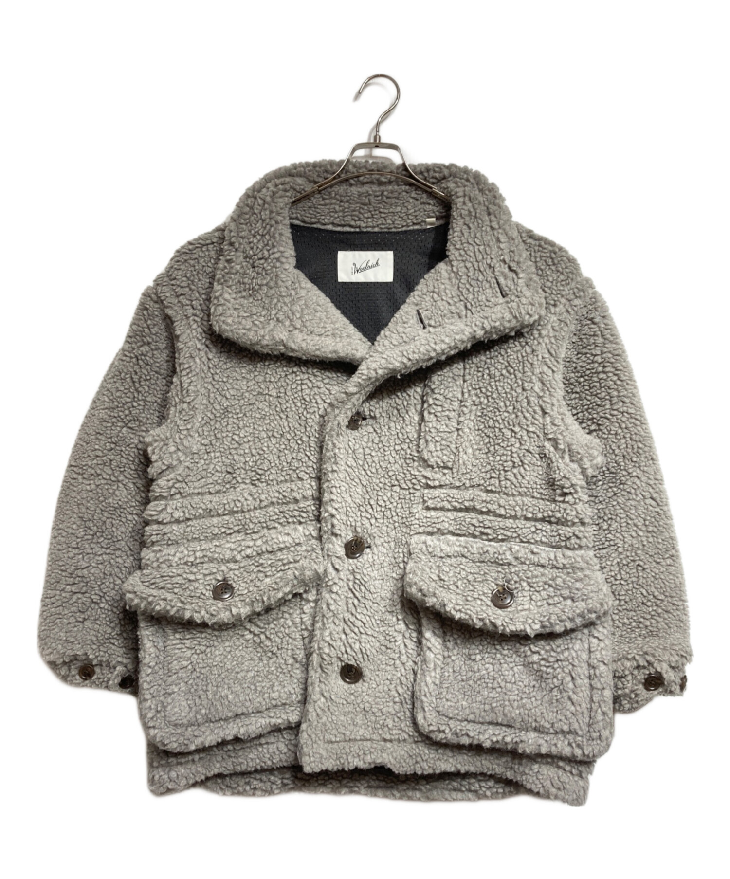 (美品) マウリツィオバルダサーリ ウール ピーコート ボア 裏地カモフラ 中古・古着通販】WOOLRICH (ウールリッチ) ボアフリースマウンテン