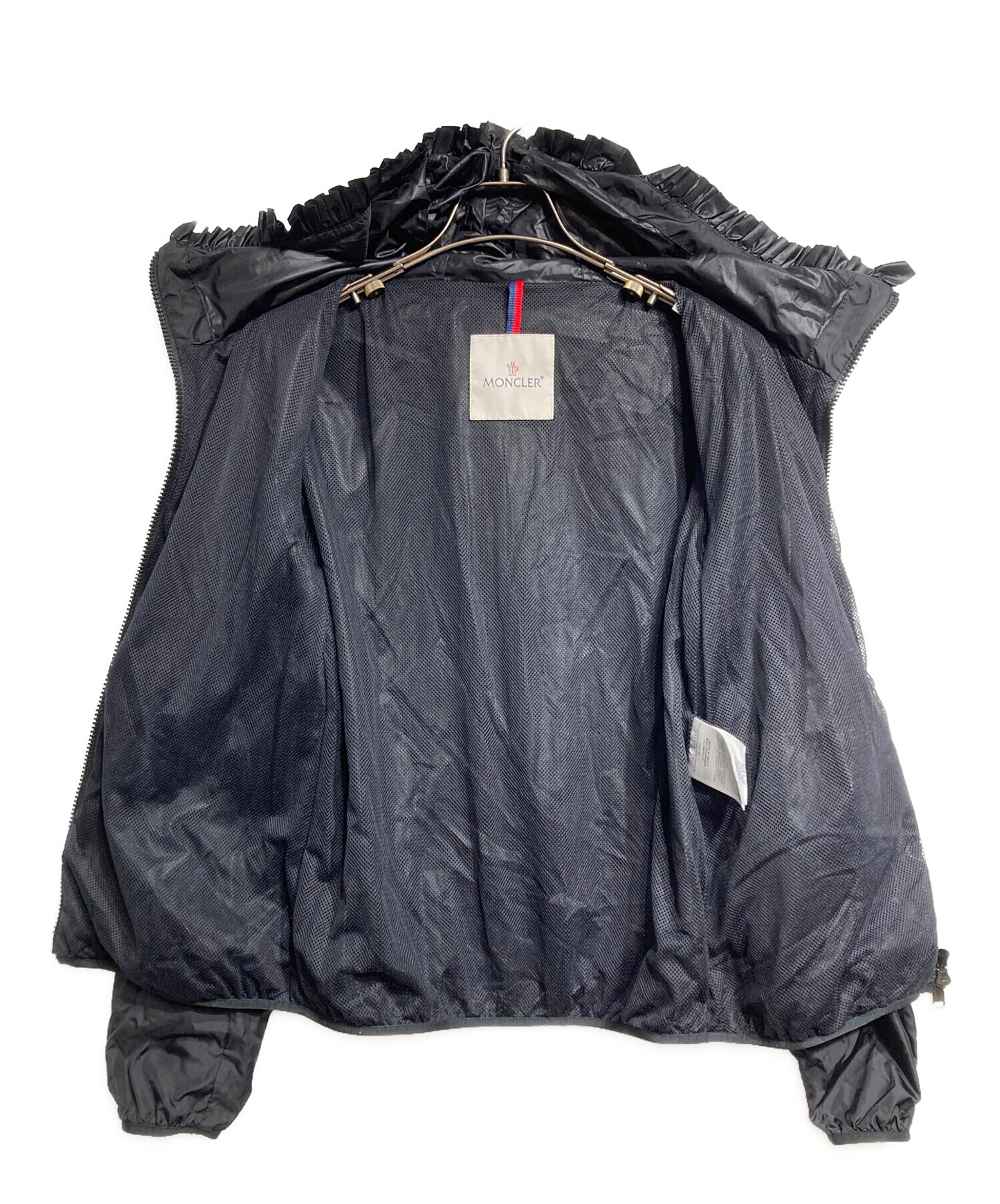 中古・古着通販】MONCLER (モンクレール) フリルフードナイロン