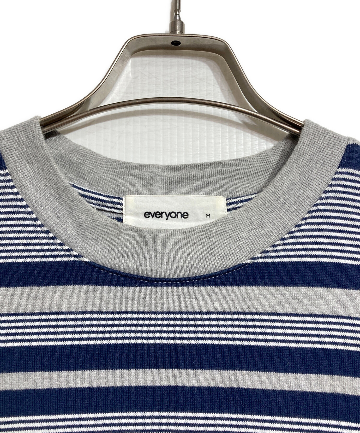 中古・古着通販】everyone (エブリワン) 24SS BORDER TEE/ボーダーT