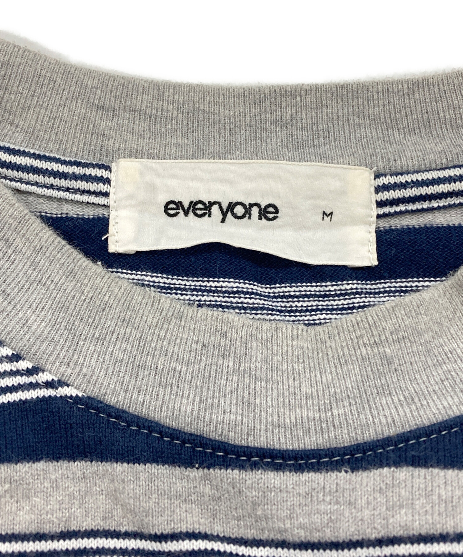 中古・古着通販】everyone (エブリワン) 24SS BORDER TEE/ボーダーT