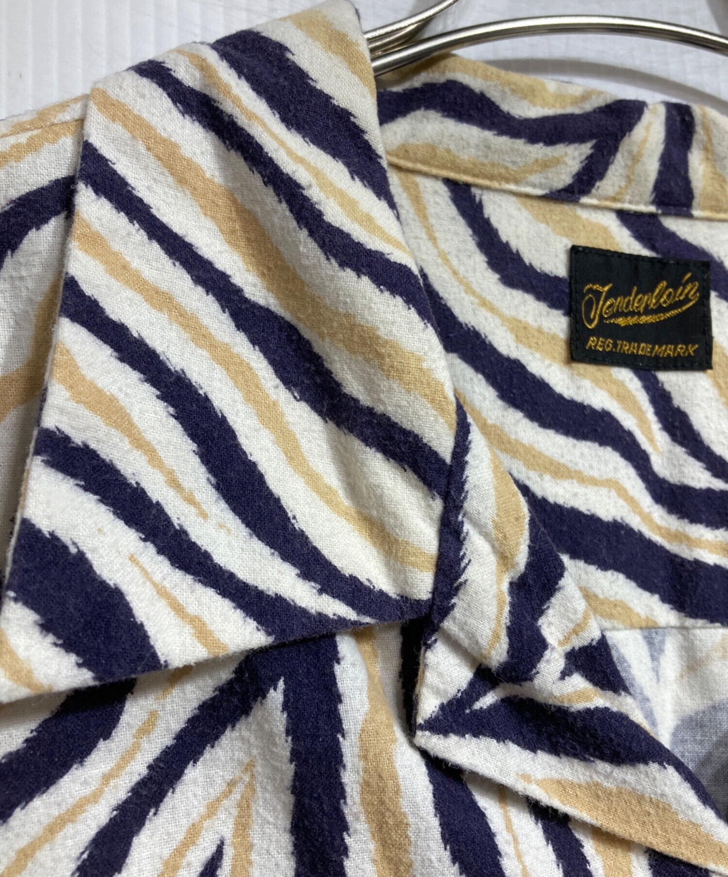 中古・古着通販】TENDERLOIN (テンダーロイン) ゼブラオープンカラー