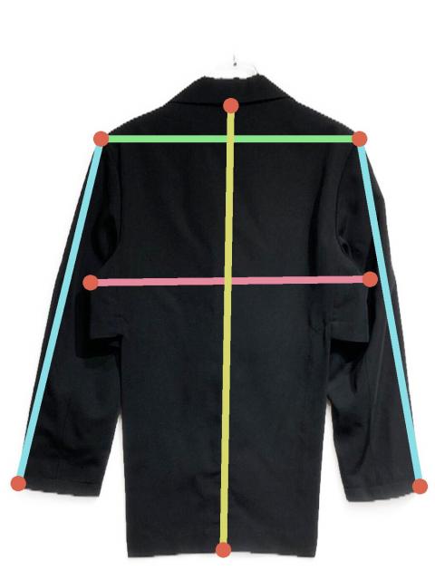 中古・古着通販】LIMI feu (リミフゥ) 燕尾クロップテーラード