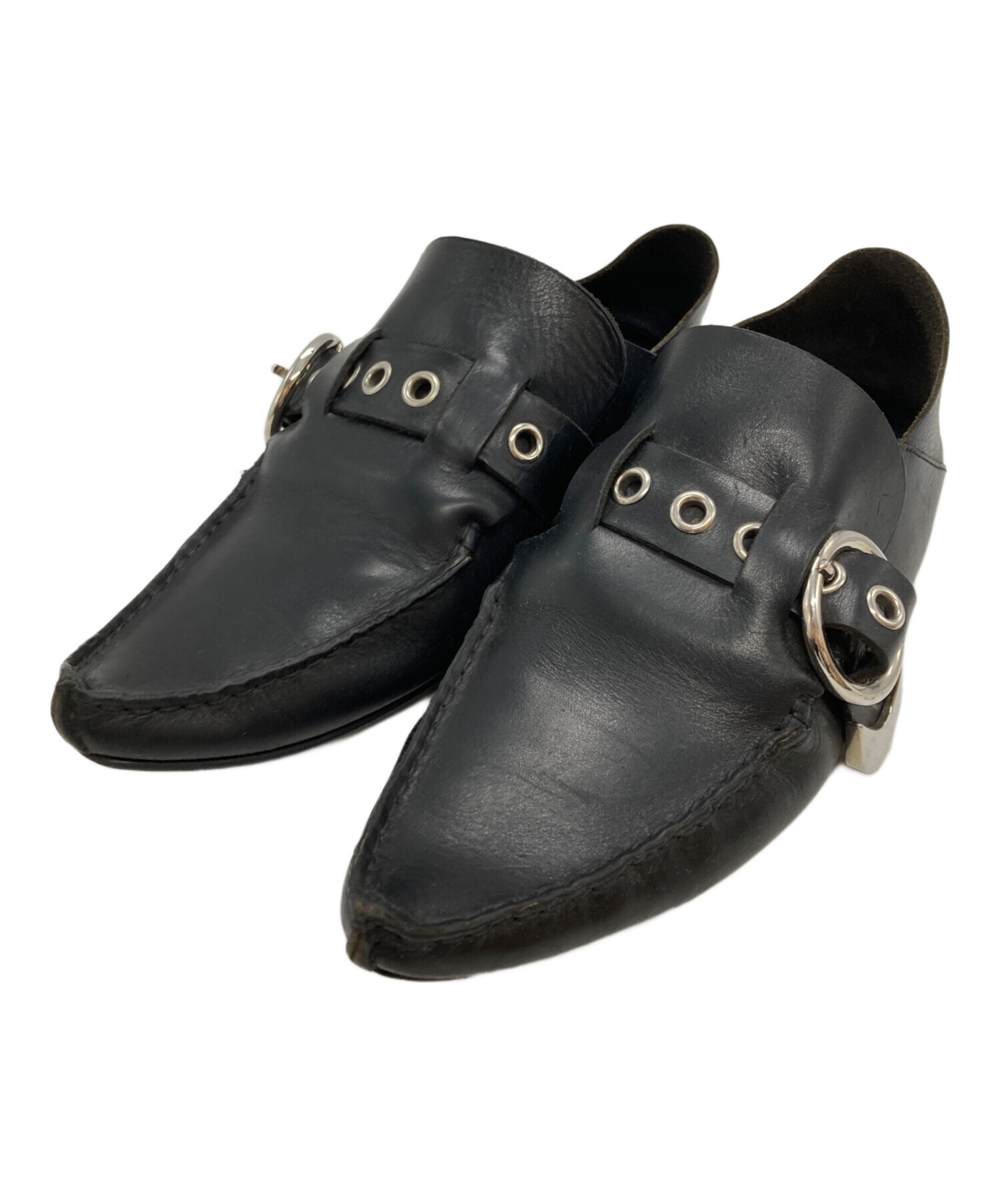 中古・古着通販】LOEWE (ロエベ) ポインテッドトゥベルトミュール
