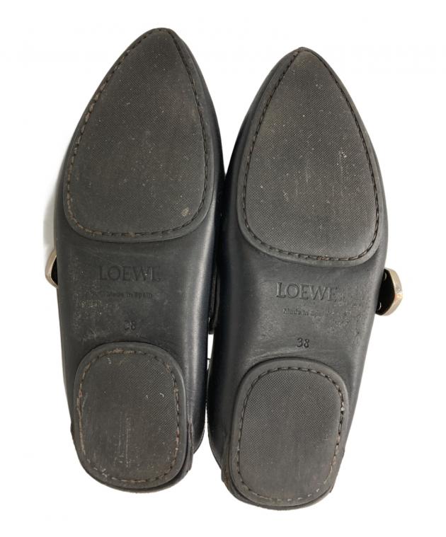 中古・古着通販】LOEWE (ロエベ) ポインテッドトゥベルトミュール