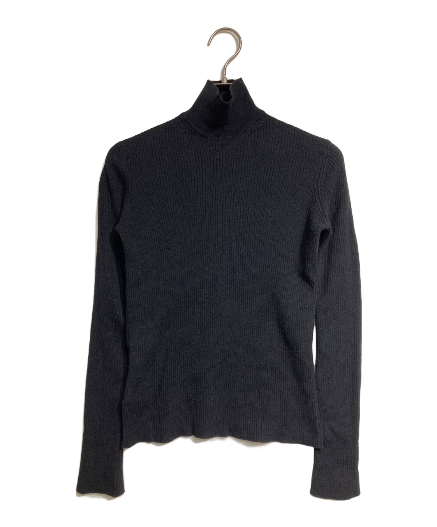 PRADA プラダ　ハイネック　リブニット　サイズ40 ブラック 中古・古着通販】PRADA (プラダ) ハイネックリブニット/high neck rib