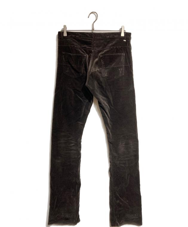 中古・古着通販】DIOR HOMME (ディオール オム) ベロアスキニーパンツ 