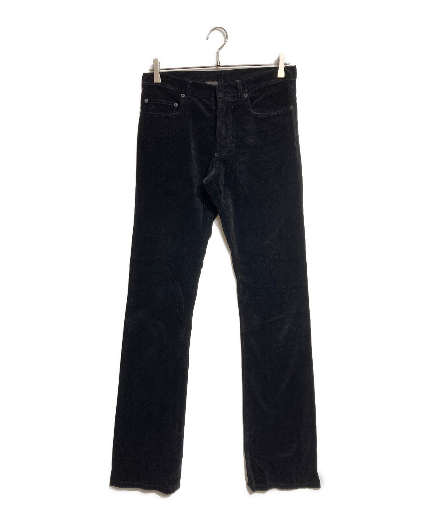 中古・古着通販】DIOR HOMME (ディオール オム) ベロアスキニーパンツ 