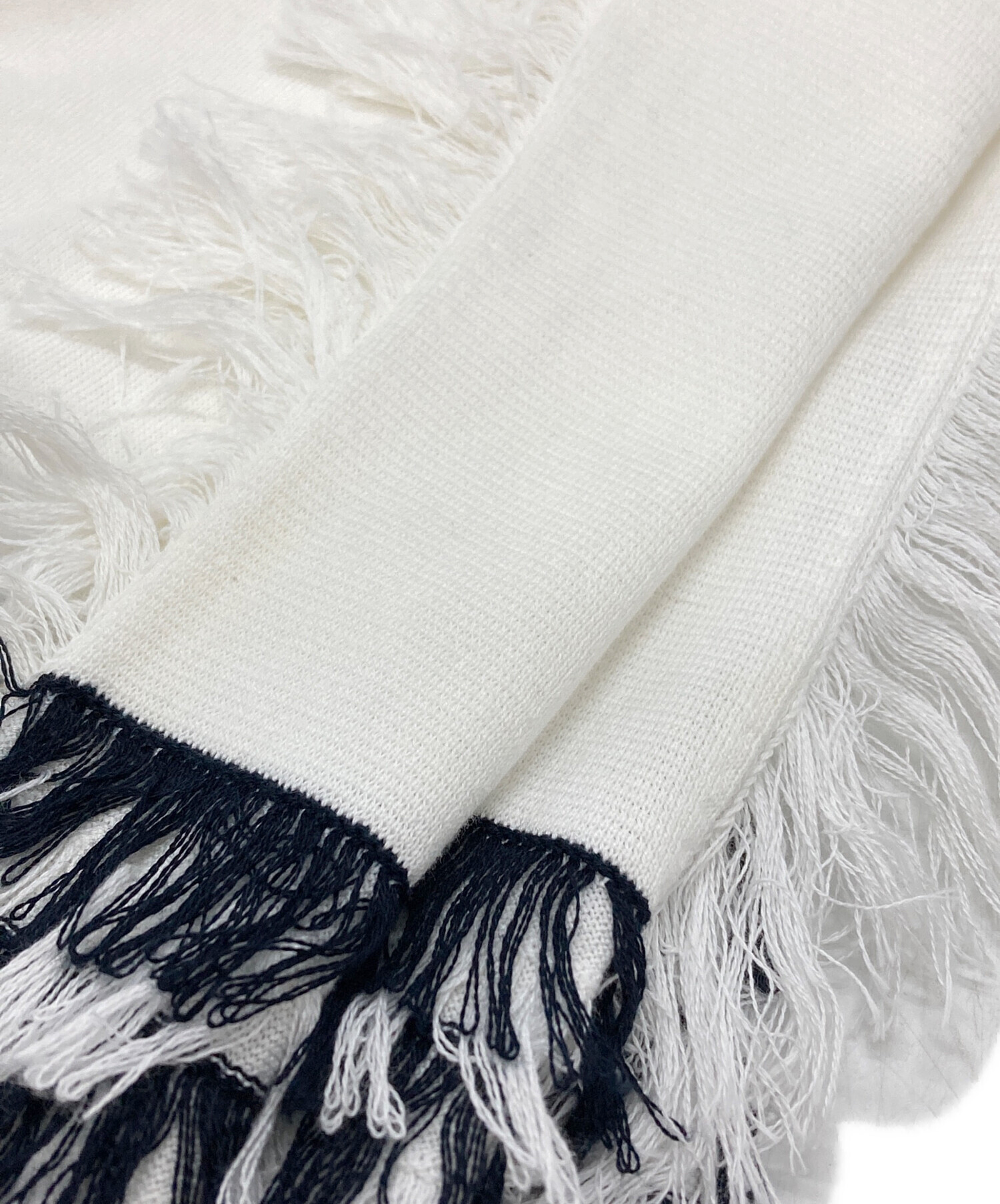 中古・古着通販】DRAWER (ドゥロワー) フリンジニット/Fringe knit