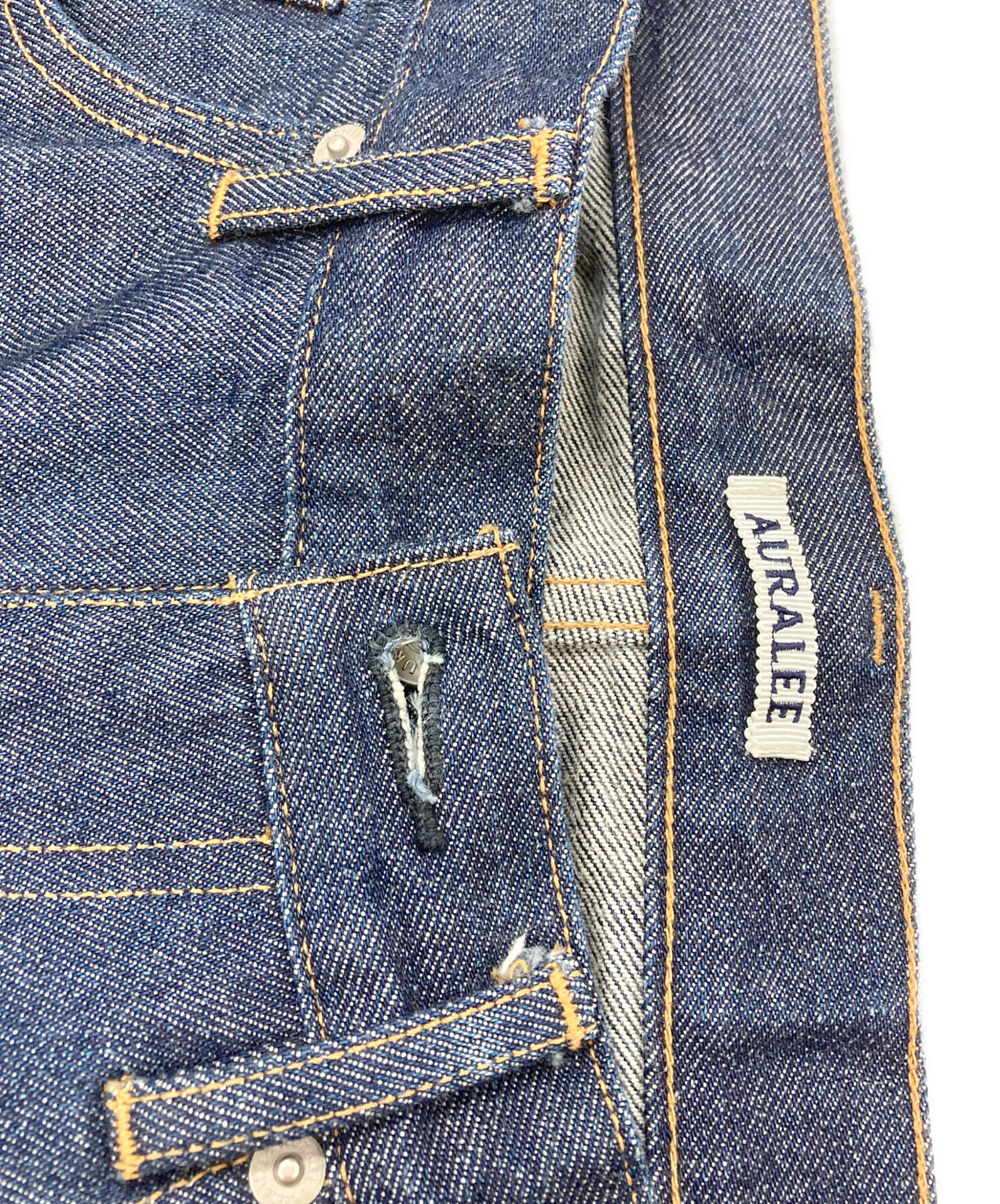 中古・古着通販】AURALEE (オーラリー) HARD TWIST DENIM 5P PANTS