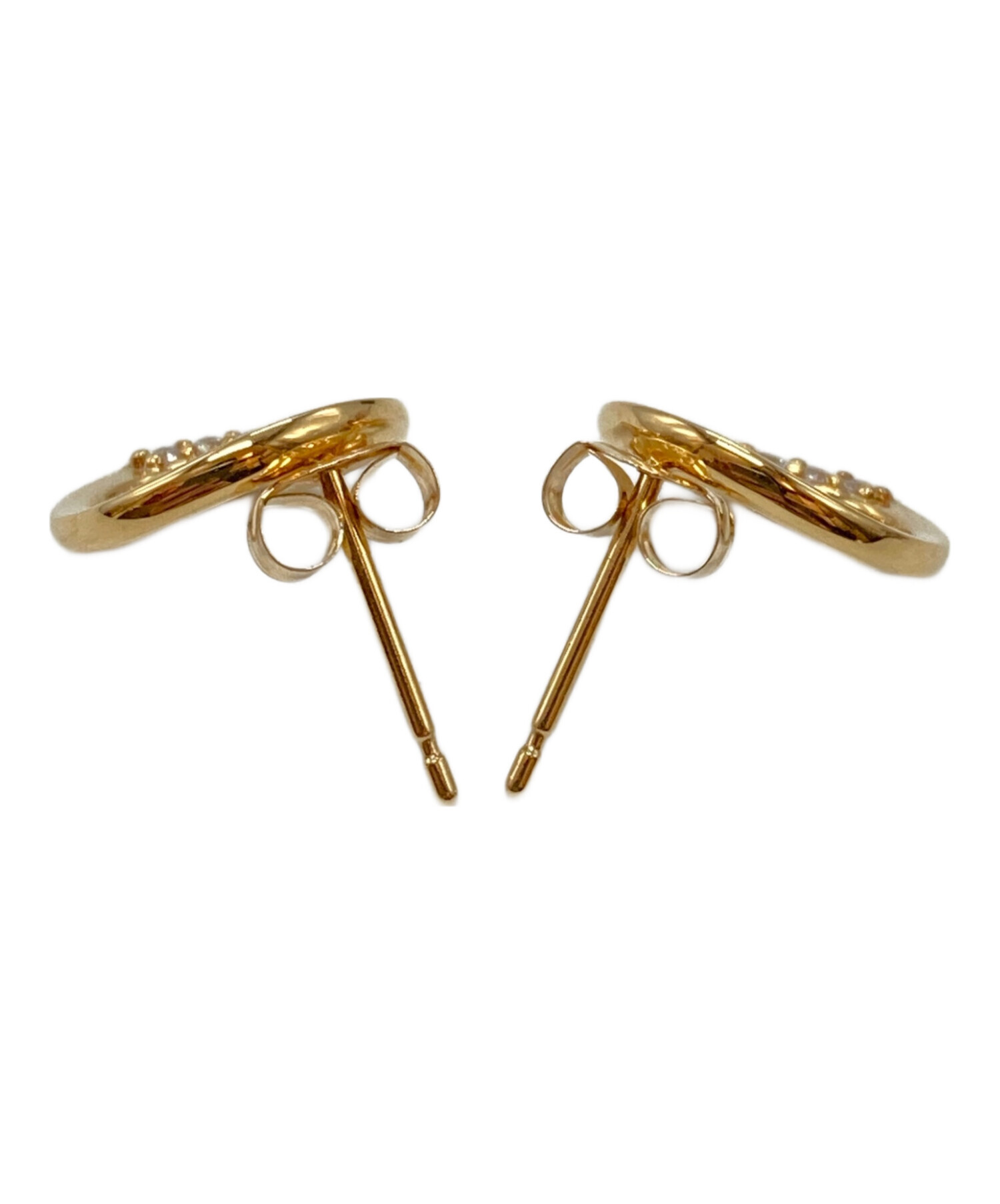 中古・古着通販】ete (エテ) ビジューサークルピアス/Jeweled Circle