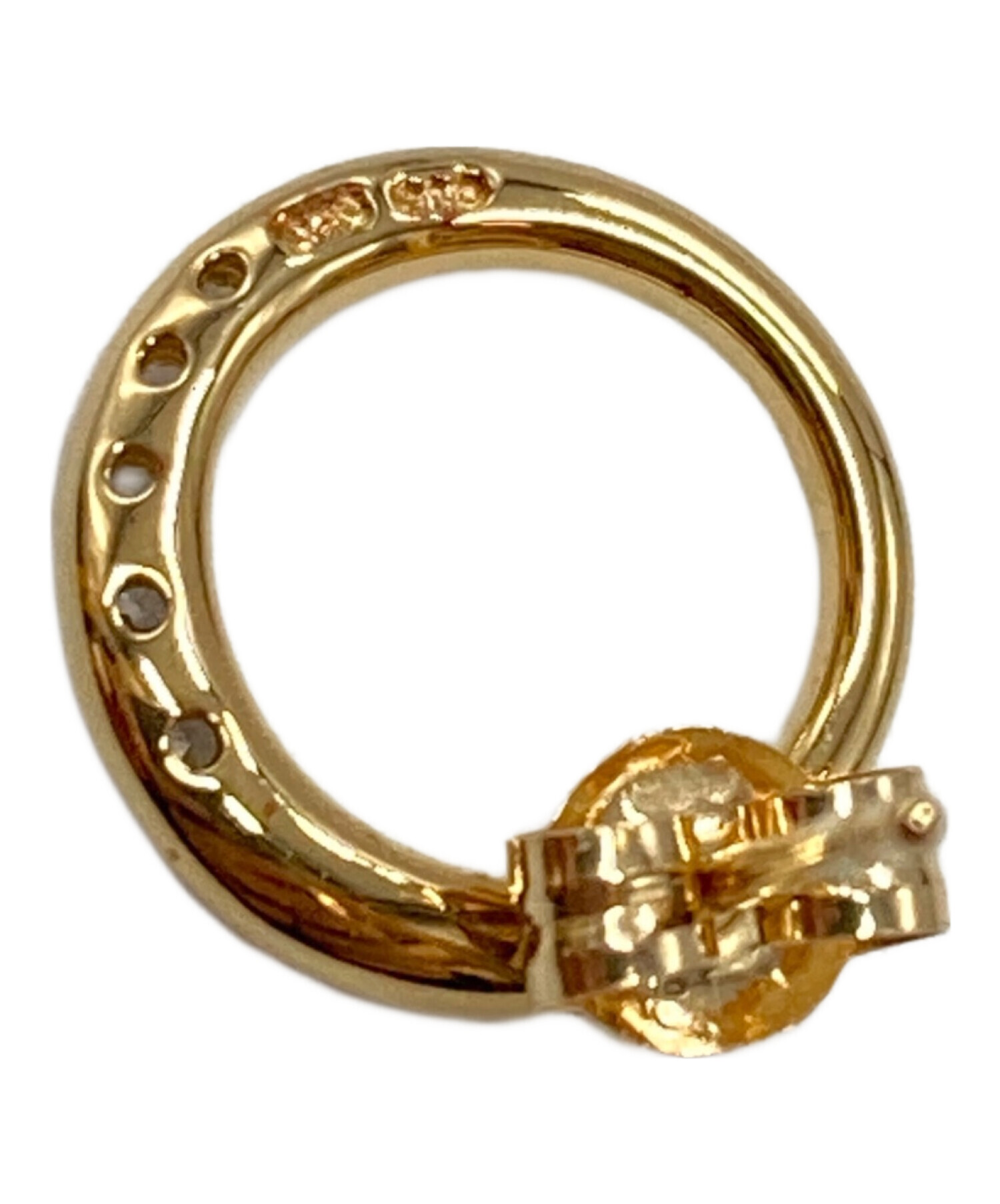 中古・古着通販】ete (エテ) ビジューサークルピアス/Jeweled Circle