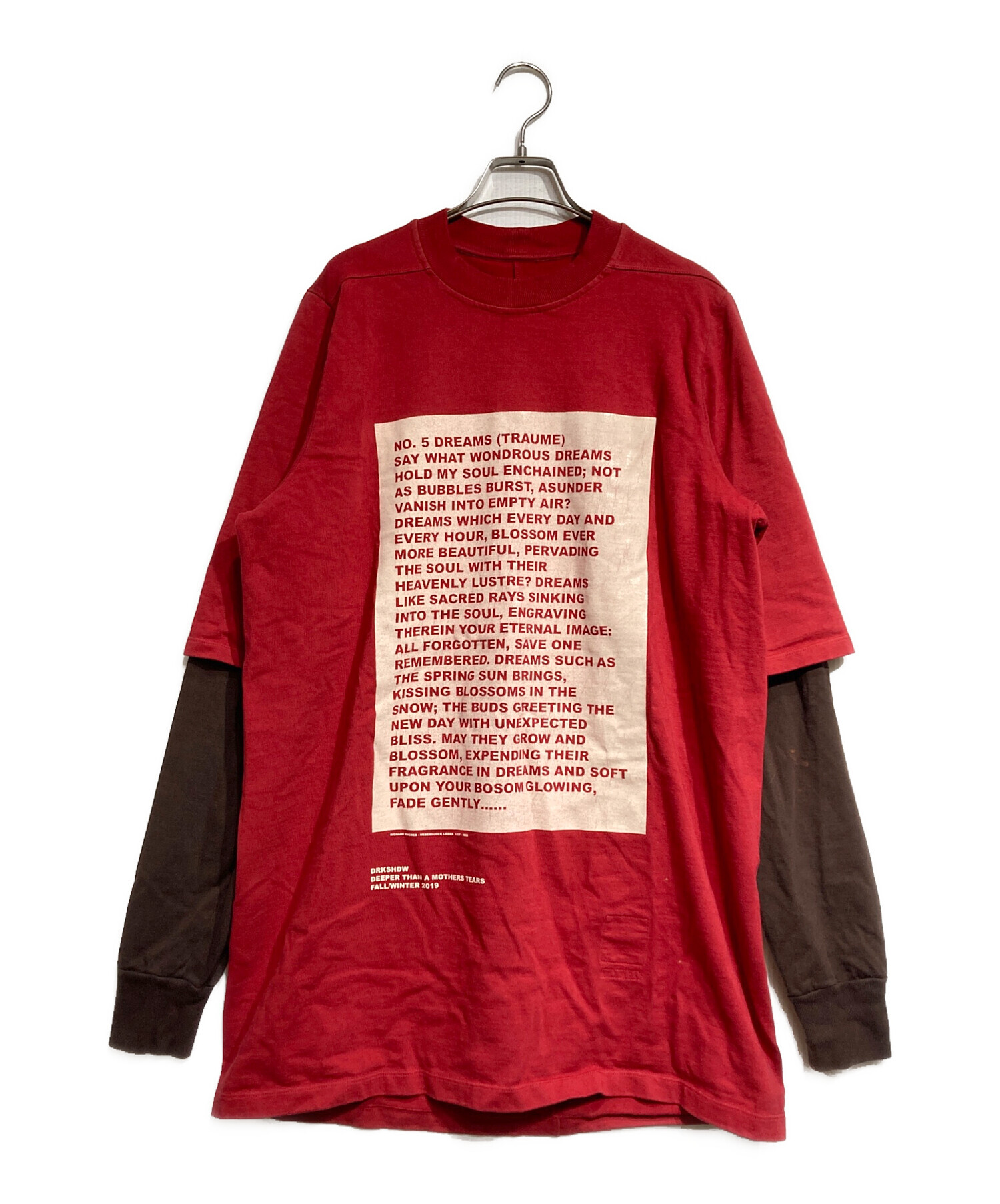中古・古着通販】DRKSHDW (ダークシャドウ) Layered Long Sleeve T 
