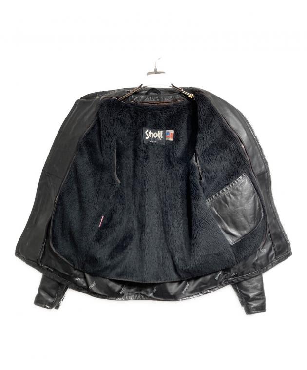 中古・古着通販】Schott (ショット) 641レザーライダースジャケット