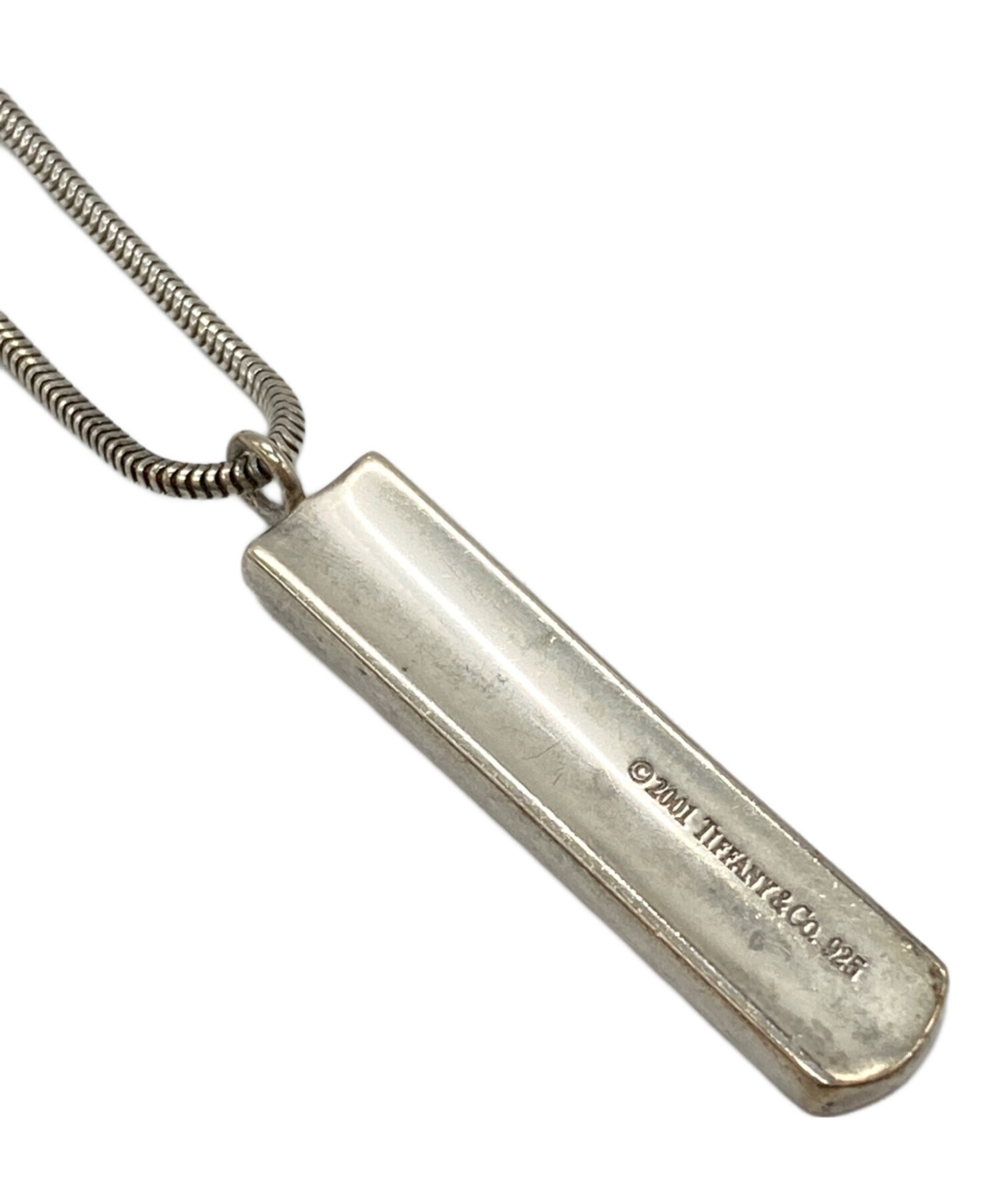 Tiffany & Co. プレート型ネックレス T68995 中古・古着通販】TIFFANY & Co. (ティファニー) 2001プレート
