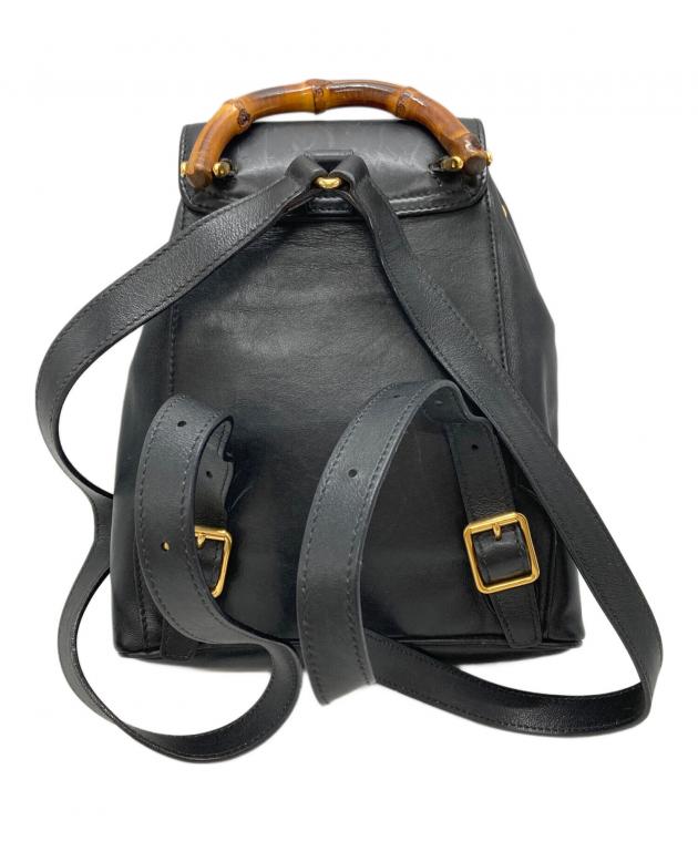 中古・古着通販】GUCCI (グッチ) バンブーレザーミニリュック/ Bamboo 