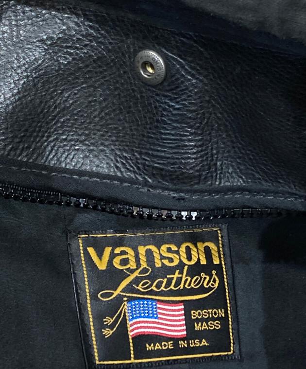 中古・古着通販】VANSON (バンソン) シングルライダースジャケット