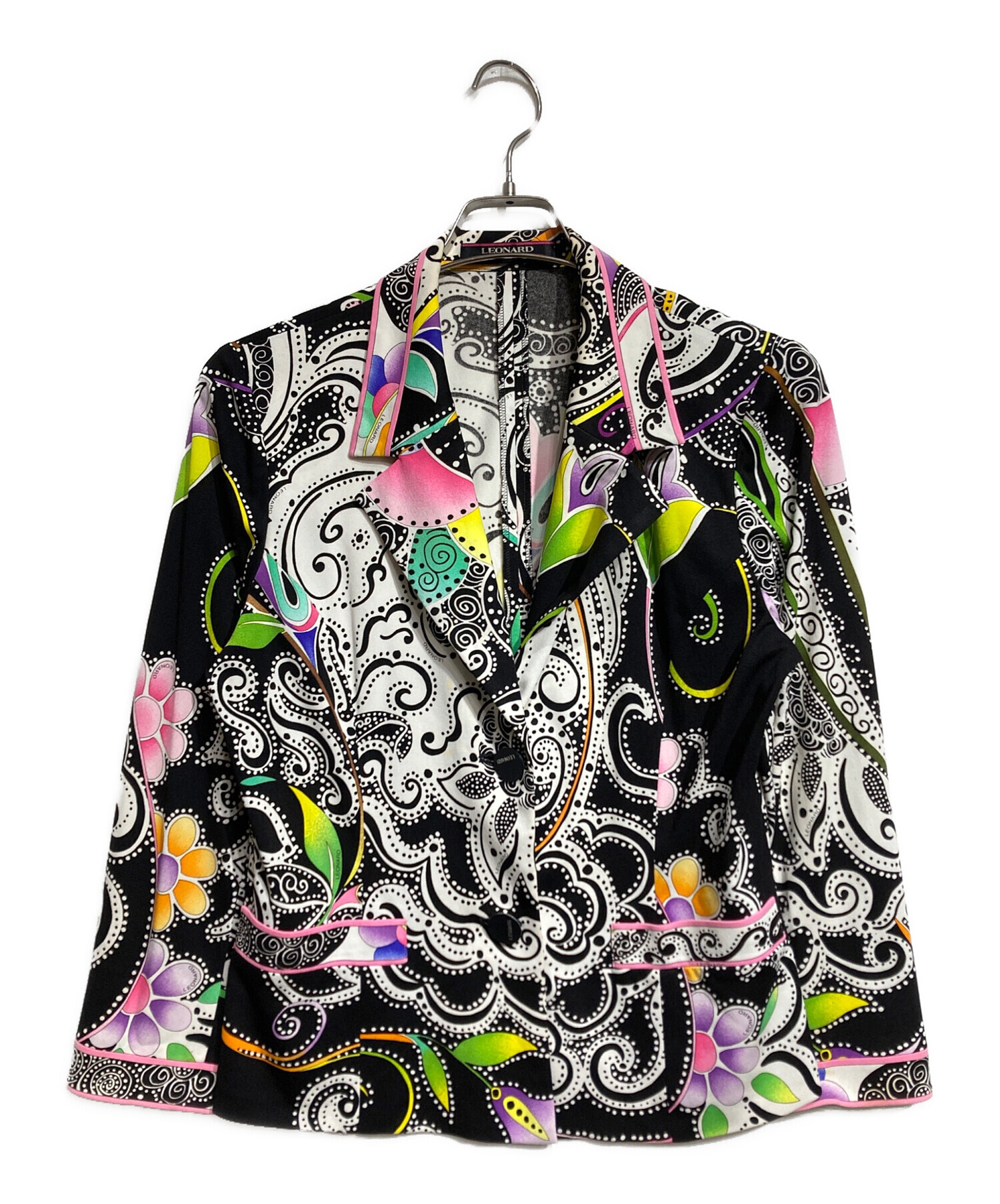 【大幅値下げ‼️】LEONARD レオナール　ジャケット 中古・古着通販】LEONARD (レオナール) 総柄ジャケット/Jacket マルチ