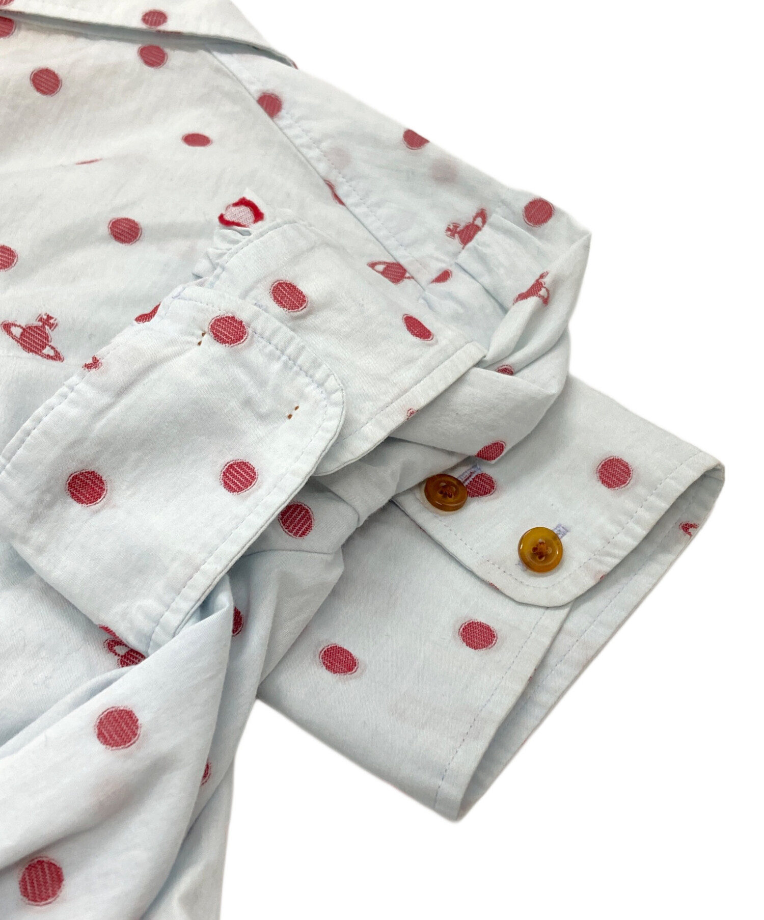 Vivienne Westwood RED LABEL カジュアルシャツ M 白 【古着】【中古】【送料無料】 ヴィヴィアンウエストウッド レッドレーベルVivienne Westwood Red