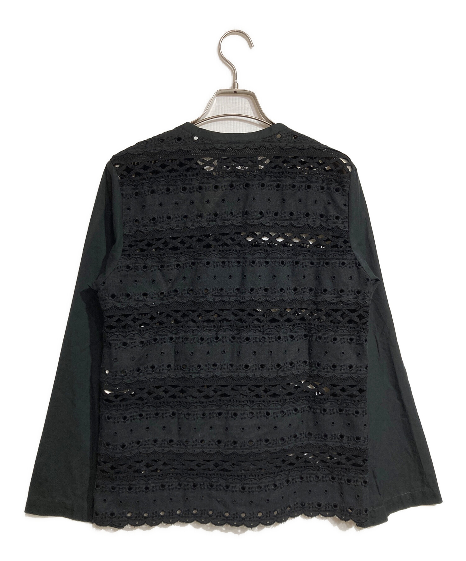 tricot COMME des GARCONS ブラウス XXL 黒 【古着】【中古】【送料無料】 tricot COMME des GARCONS（トリココムデギャルソン）ブラウス 黒