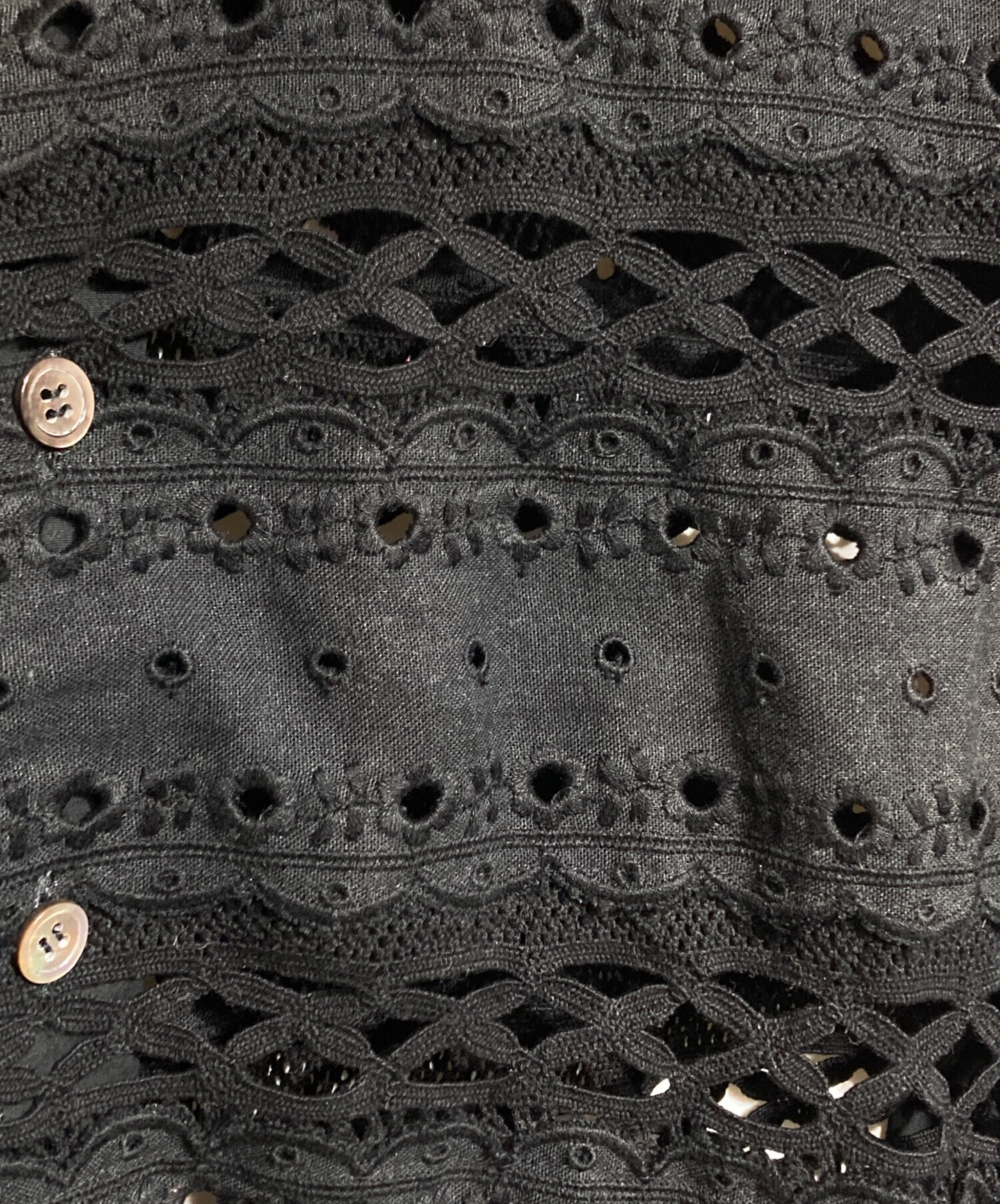 トリココムデギャルソン シャツ ブラウス 切替 コットン リネン 綿 麻 中古・古着通販】tricot COMME des GARCONS (トリココムデギャルソン