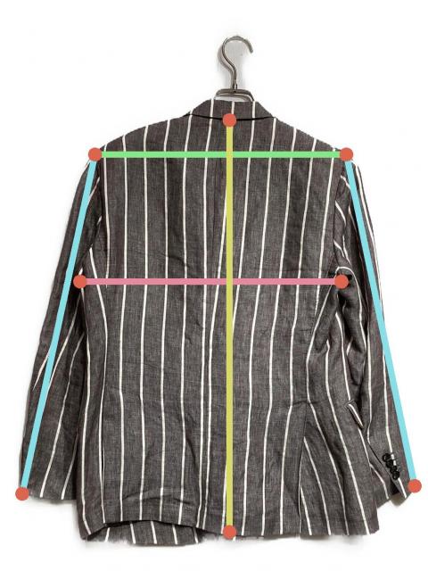 中古・古着通販】LARDINI (ラルディーニ) リネンストライプダブル