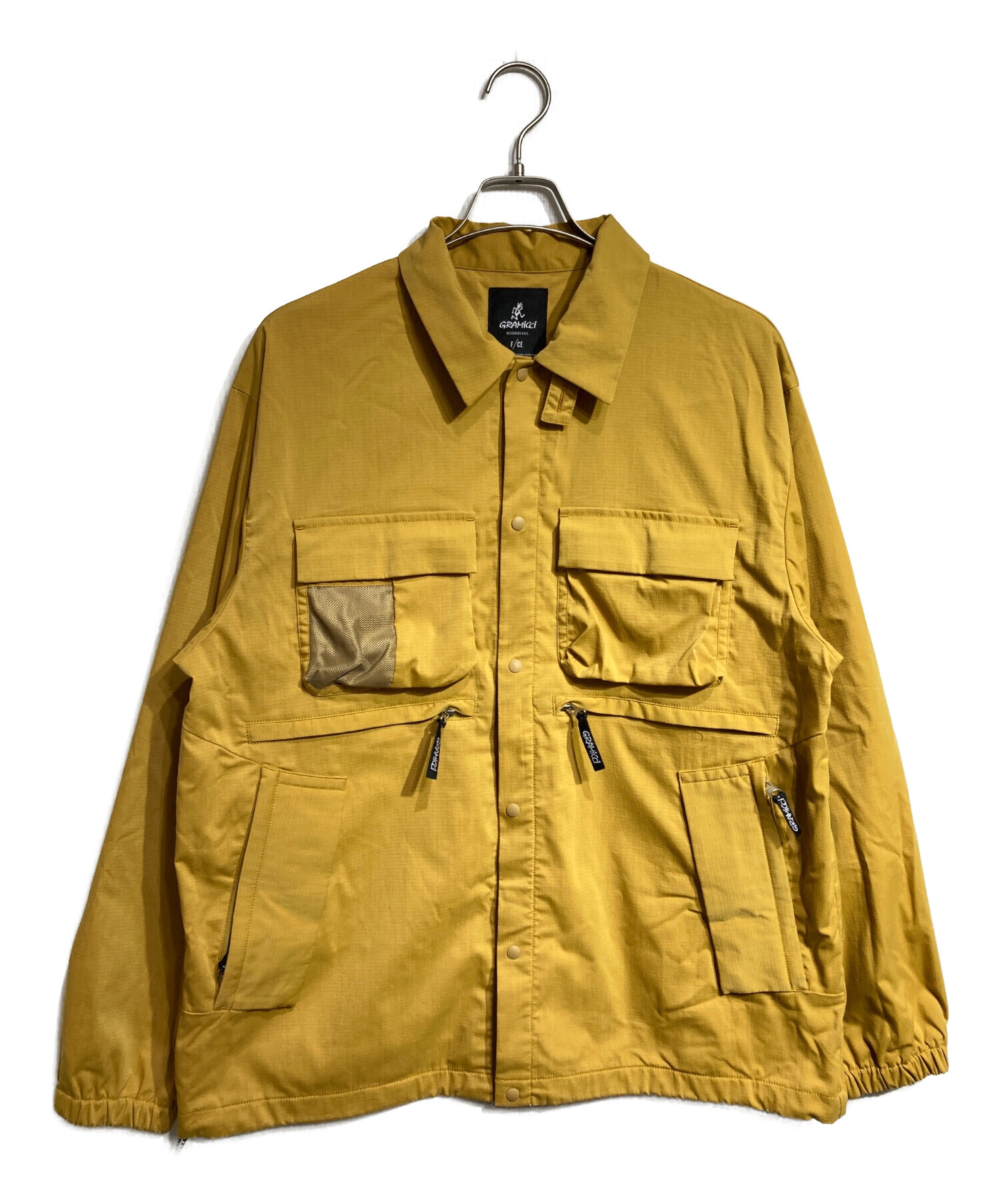 Gramicci by F/CE テックコーチ シャツジャケット イエロー XL 中古・古着通販】GRAMICCI (グラミチ) F/CE. (エフシーイー) テック