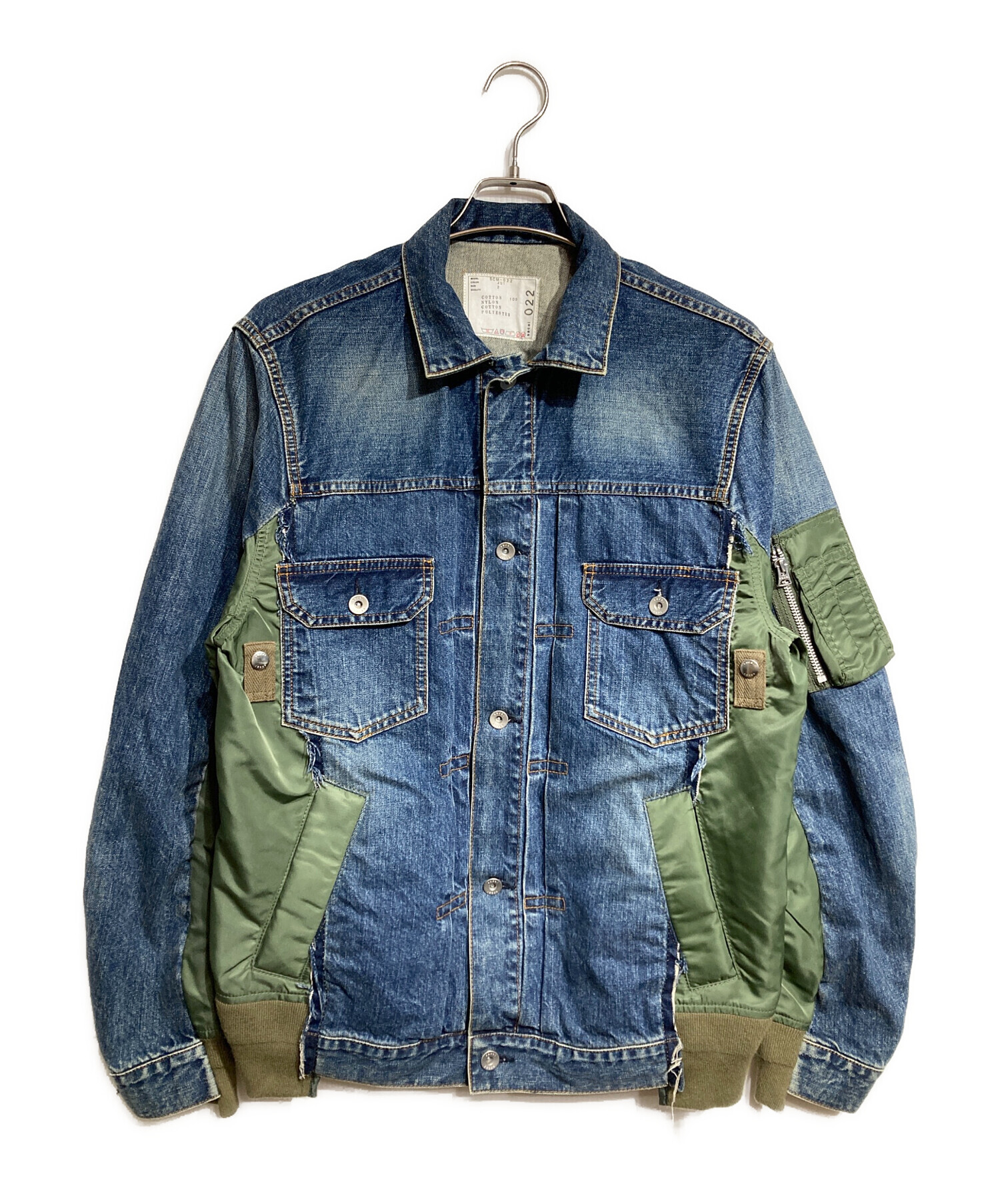メンズ sacai (サカイ) ／セットアップ インディゴ サイズ1