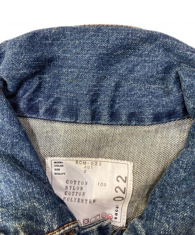 中古・古着通販】sacai (サカイ) Denim x MA-1 Jacket/デニム × MA-1