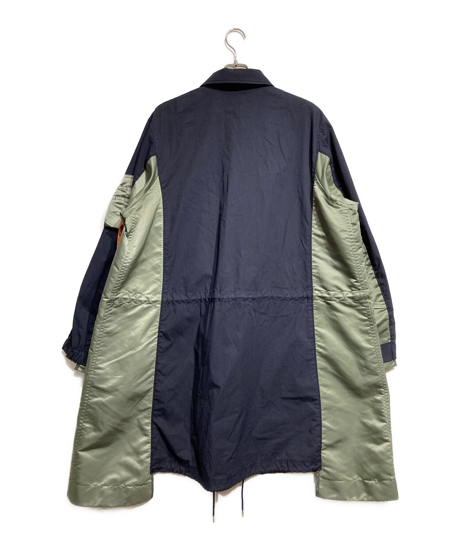中古・古着通販】sacai (サカイ) ドッキングミリタリーコート/Mixed