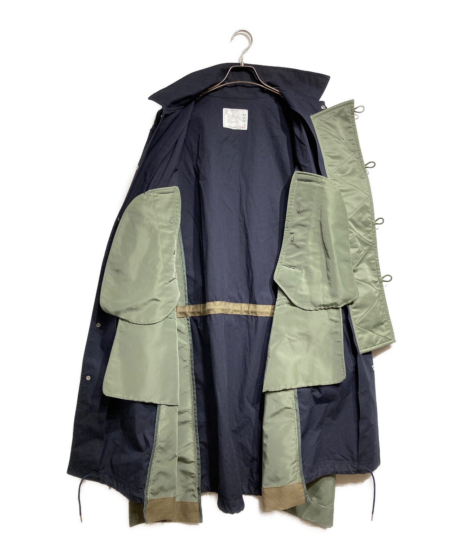 sacai ドッキングミリタリーコート SCM-035 サイズ2 sacai(サカイ) MILITARY COAT SCM-035 ドッキングミリタリーコート SCM