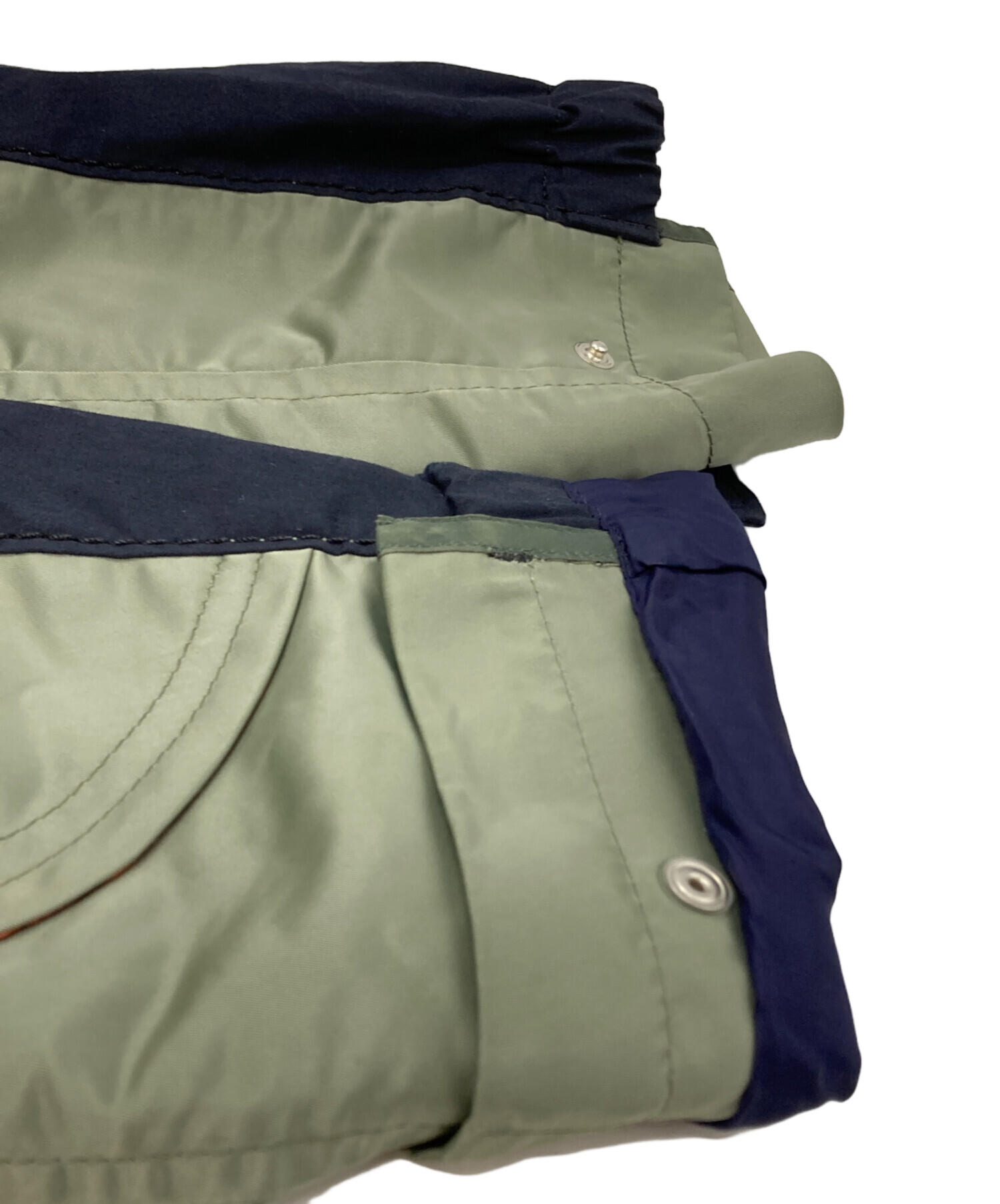 中古・古着通販】sacai (サカイ) ドッキングミリタリーコート/Mixed