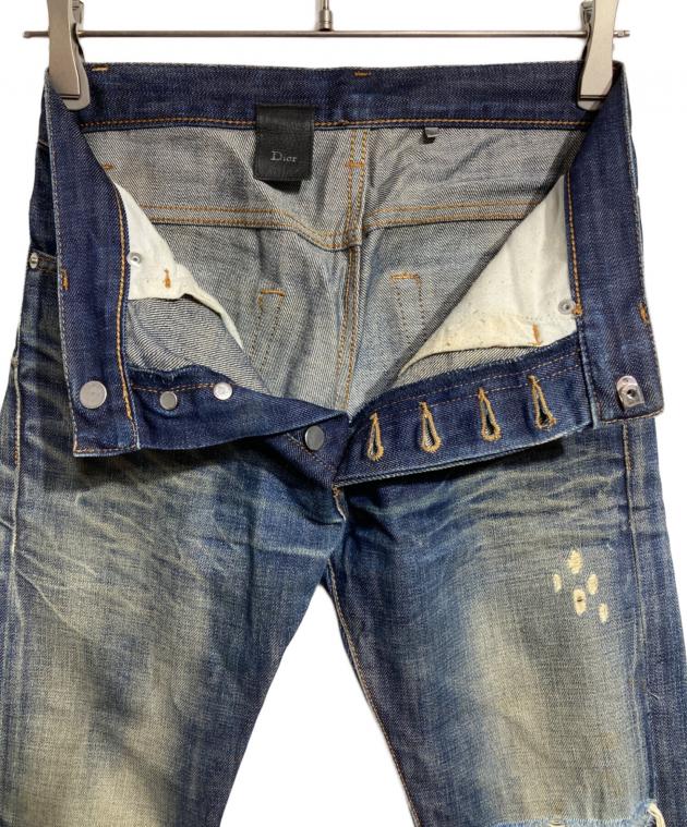 中古・古着通販】Dior Homme (ディオール オム) ダメージ加工デニム