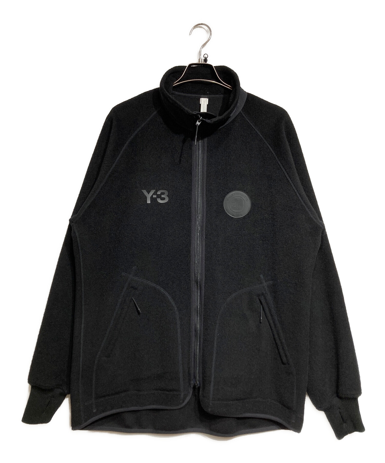 Y-3 ワイスリー ブルゾン XL 黒 【古着】【中古】【送料無料】 中古・古着通販】Y-3 (ワイスリー) U LEOPARD FLEECE JACKET