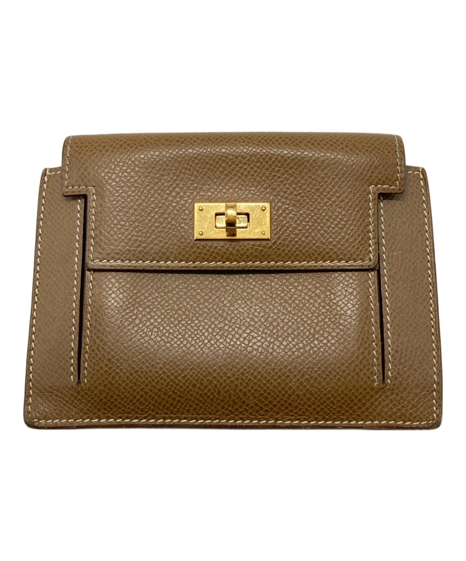 中古・古着通販】HERMES (エルメス) ケリー・ポケットコンパクト/Kelly 中古・古着通販】HERMES (エルメス) ケリー・ポケットコンパクト/Kelly