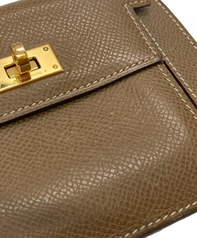 中古・古着通販】HERMES (エルメス) ケリー・ポケットコンパクト/Kelly 中古・古着通販】HERMES (エルメス) ケリー・ポケットコンパクト/Kelly