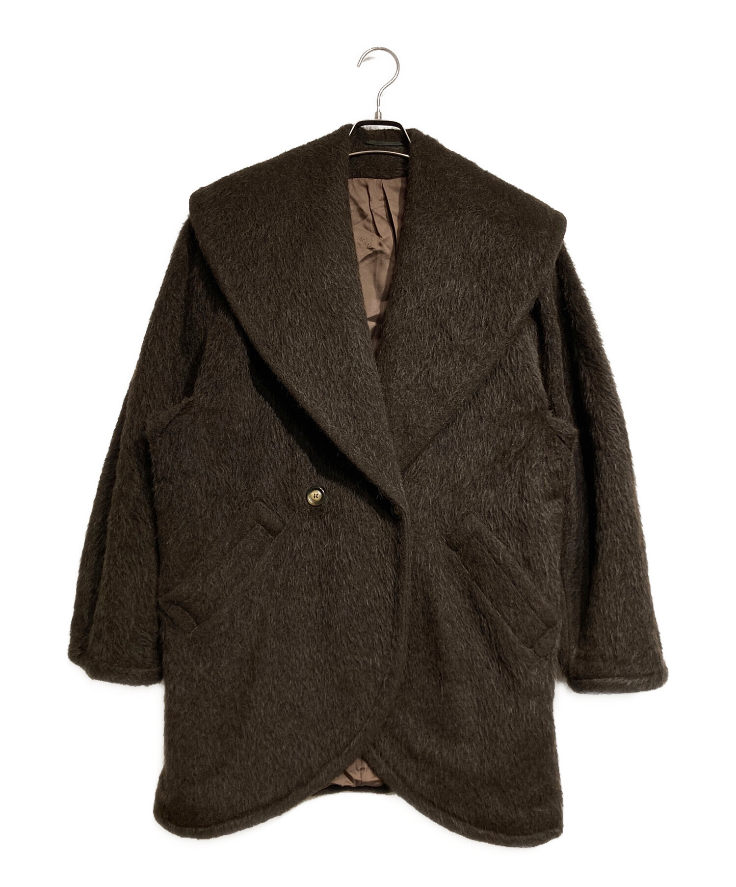 MaxMara アルパカ　フーディーコート Max Mara - 美品 マックスマーラ Max Mara STUDIO コート ロングコート
