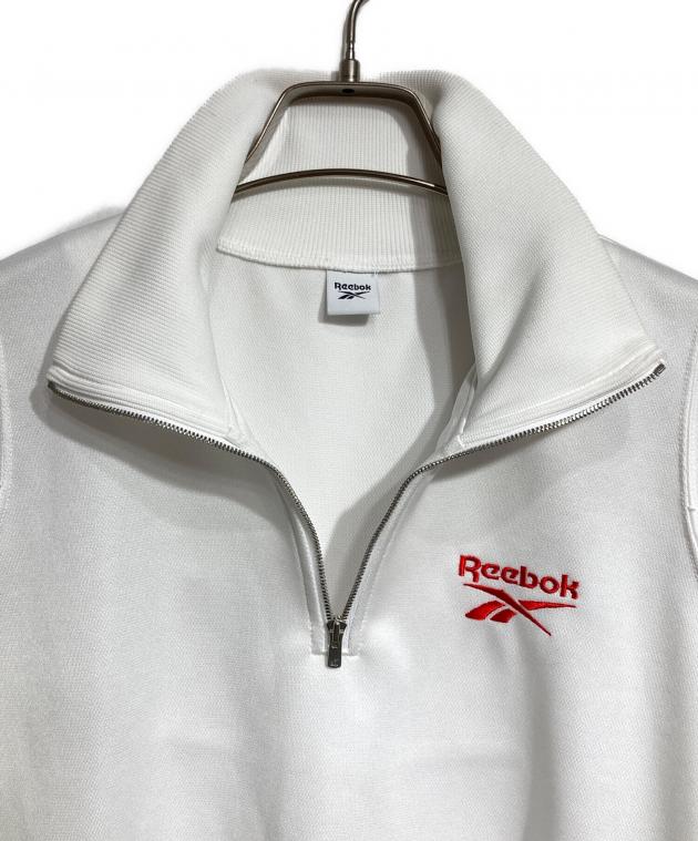 naokitomizuka / ナオキトミヅカ | × Reebok half zip deformed sweatshirts ハーフジップ トレーナー | F | ブラック | レディース naokitomizuka / ナオキトミヅカ | × Reebok half zip deformed