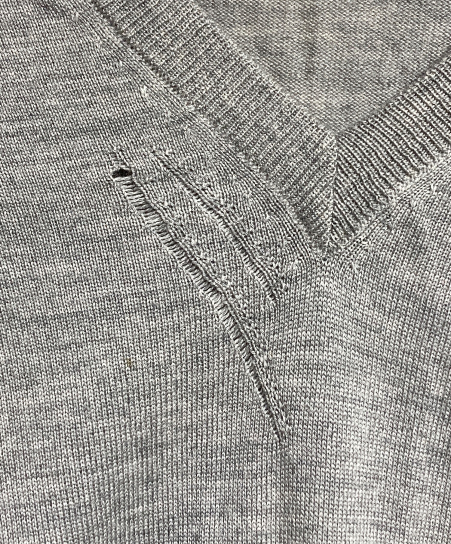 中古・古着通販】Dior Homme (ディオール オム) 爪痕クラッシュ加工V