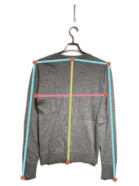 中古・古着通販】Dior Homme (ディオール オム) 爪痕クラッシュ加工V