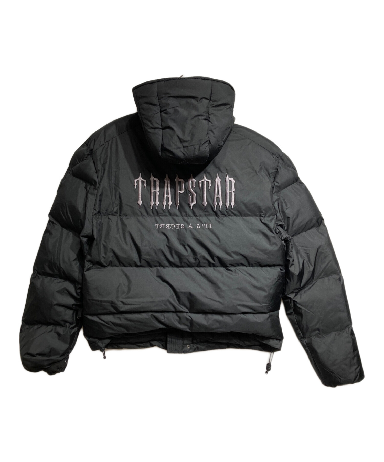 TRAPSTAR ブラックパファージャケット 中古・古着通販】TRAPSTAR (トラップスター) Decoded Hooded Puffer
