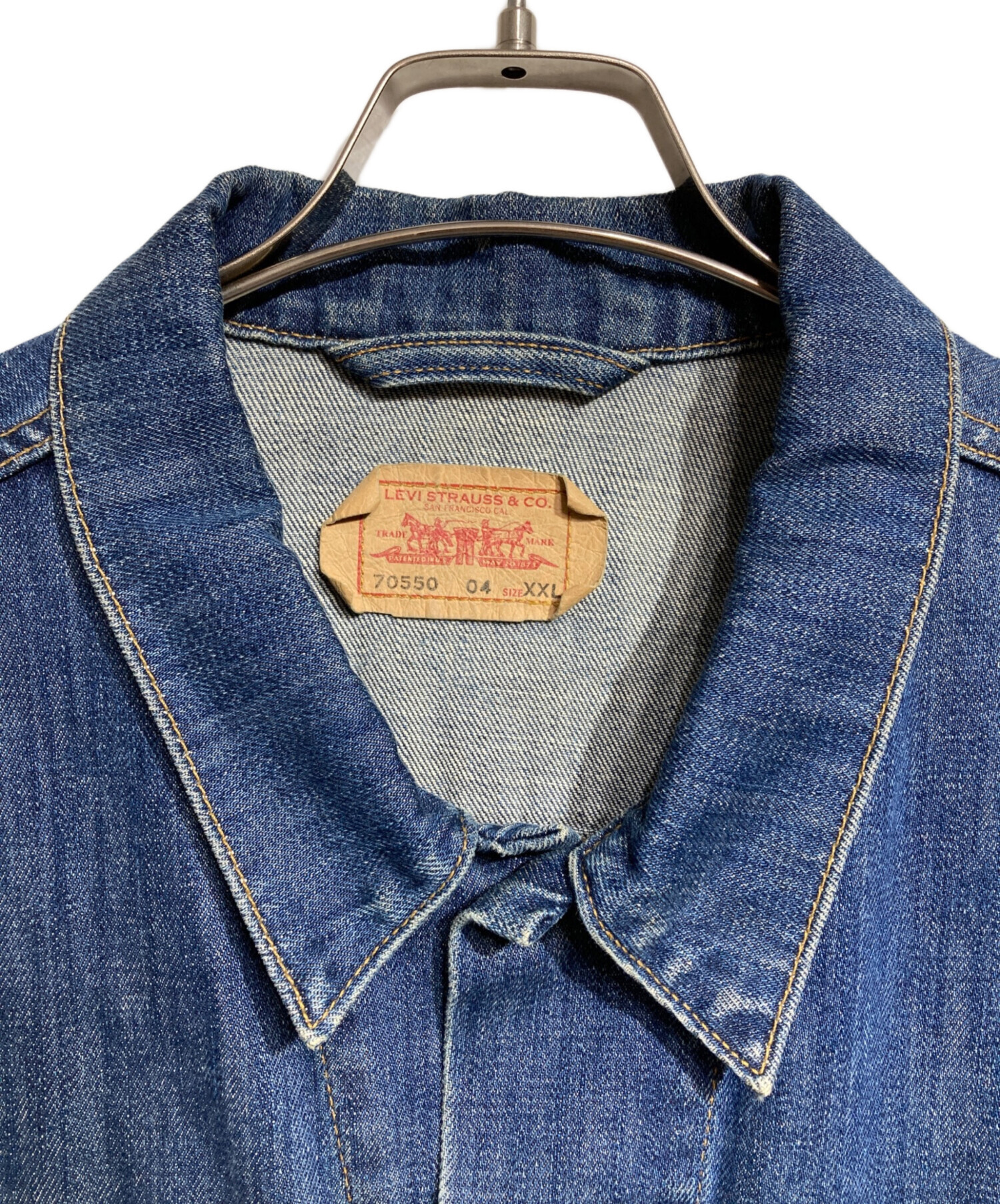 Levi's デニムジャケット XXL インディゴ 中古・古着通販】LEVI'S (リーバイス) デニムジャケット/denim jacket