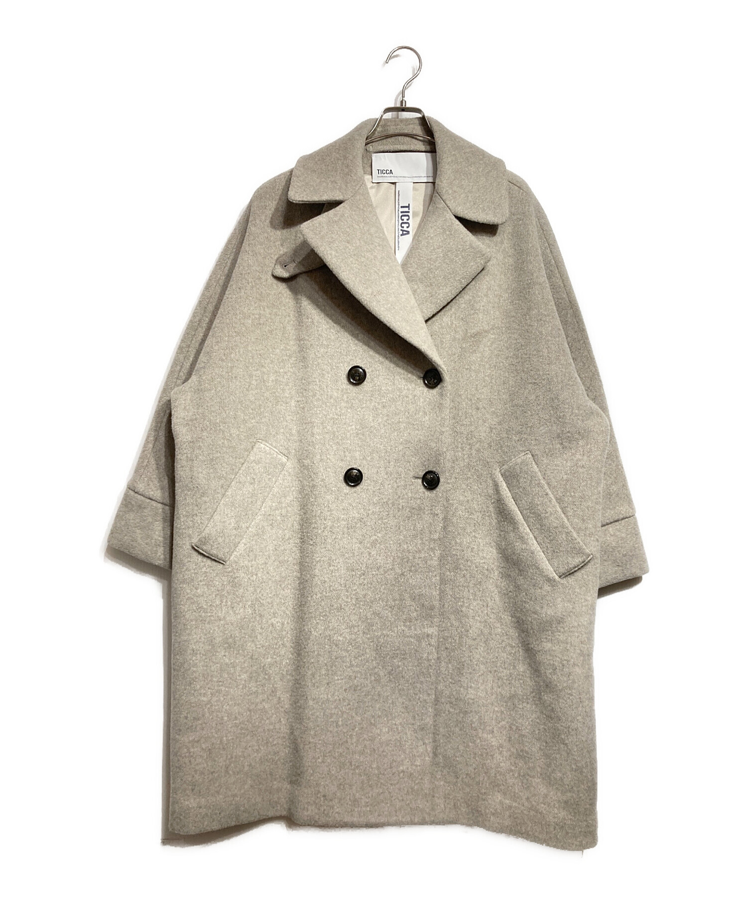 中古・古着通販】ticca (ティッカ) テントコート/Tent Coat ベージュ