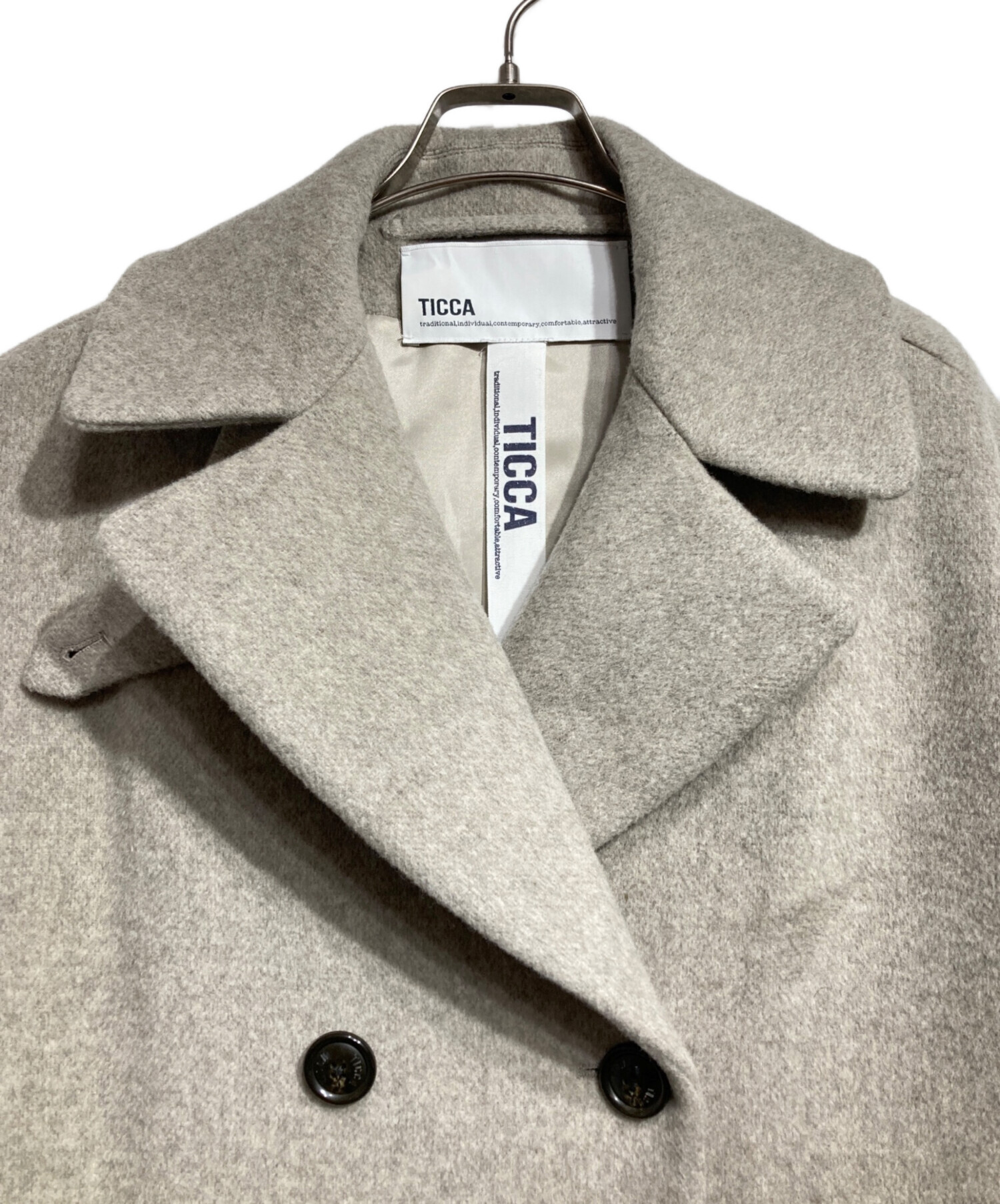 中古・古着通販】ticca (ティッカ) テントコート/Tent Coat ベージュ
