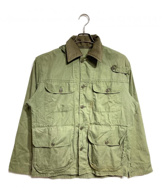80's LLBean USA製 ワーデンジャケット L オリーブ 中古・古着通販】L.L.Bean (エルエルビーン) ワーデンジャケット