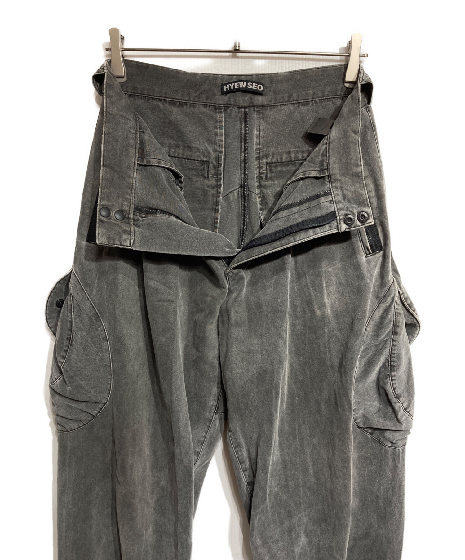 中古・古着通販】HYEIN SEO (ヘインソ) Washed Cargo Pants/ウォッシュ