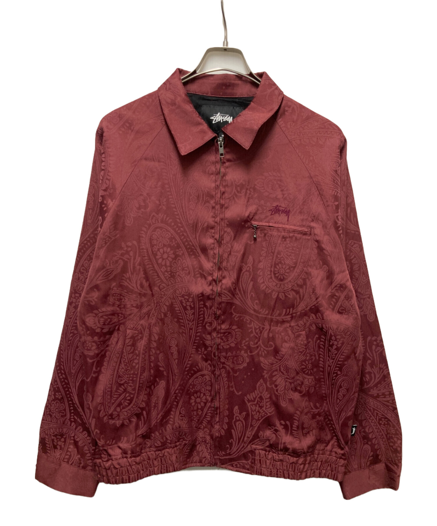 中古・古着通販】stussy (ステューシー) PAISLEY BRYAN JACKET レッド