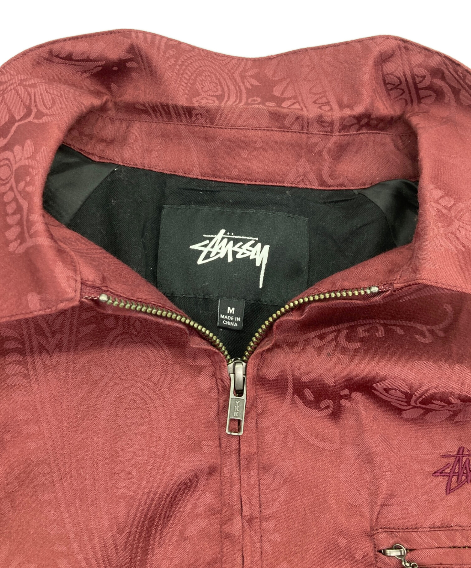 中古・古着通販】stussy (ステューシー) PAISLEY BRYAN JACKET レッド