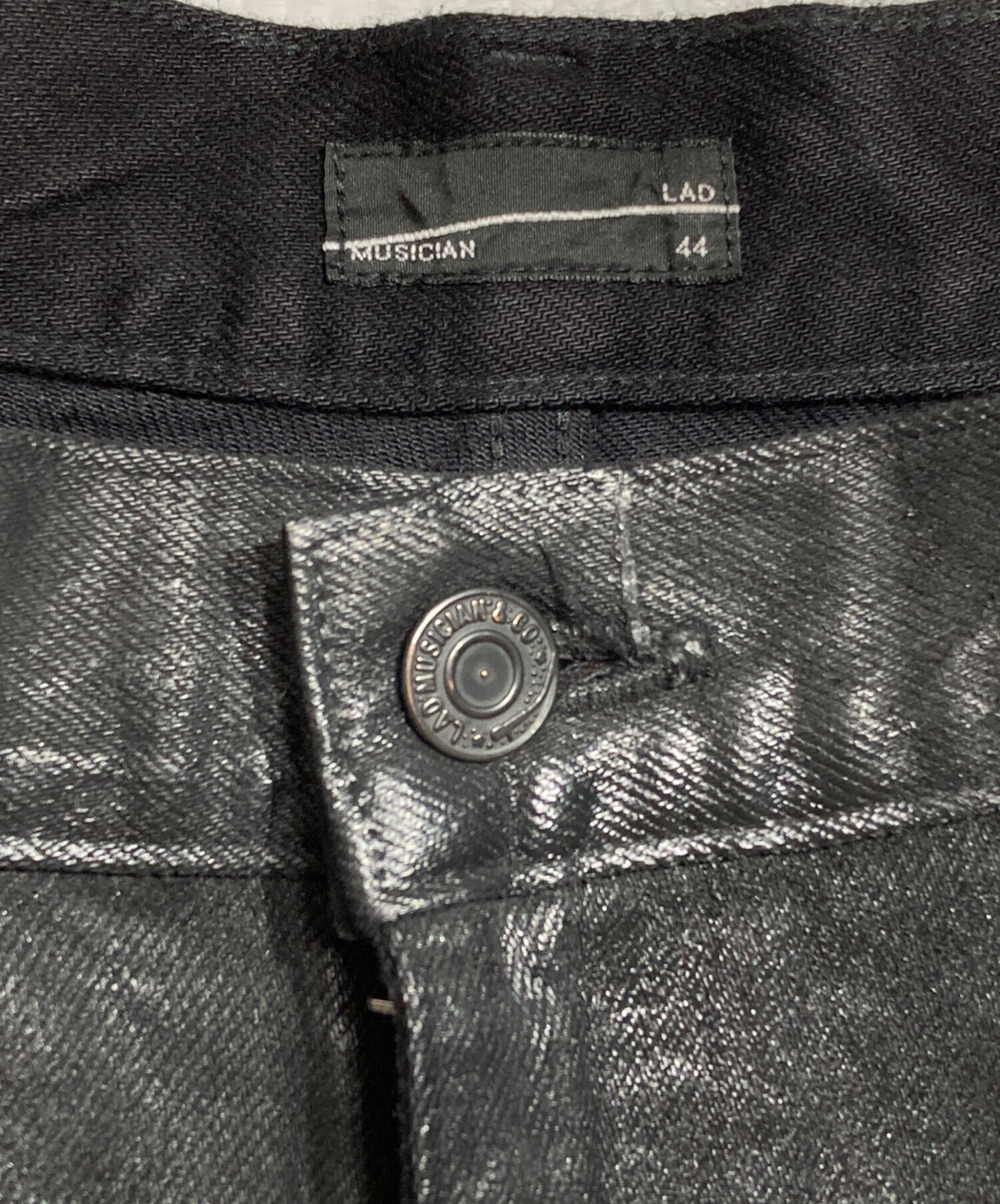 LAD MUSICIAN 4 LASS MUSICIAN コーティングパンツ 中古・古着通販】LAD MUSICIAN (ラッドミュージシャン) 12oz COATING