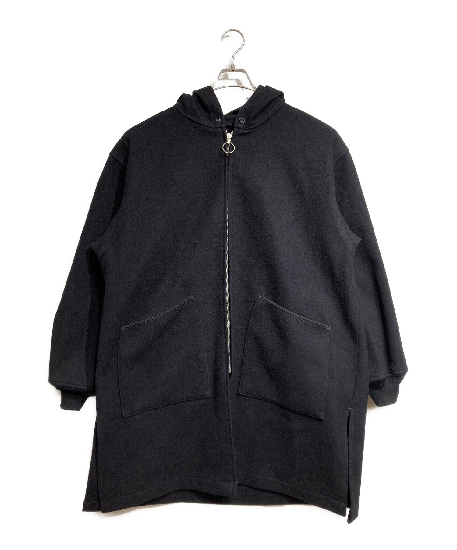 中古・古着通販】COMOLI (コモリ) メルトンフーデッドコート/Melton